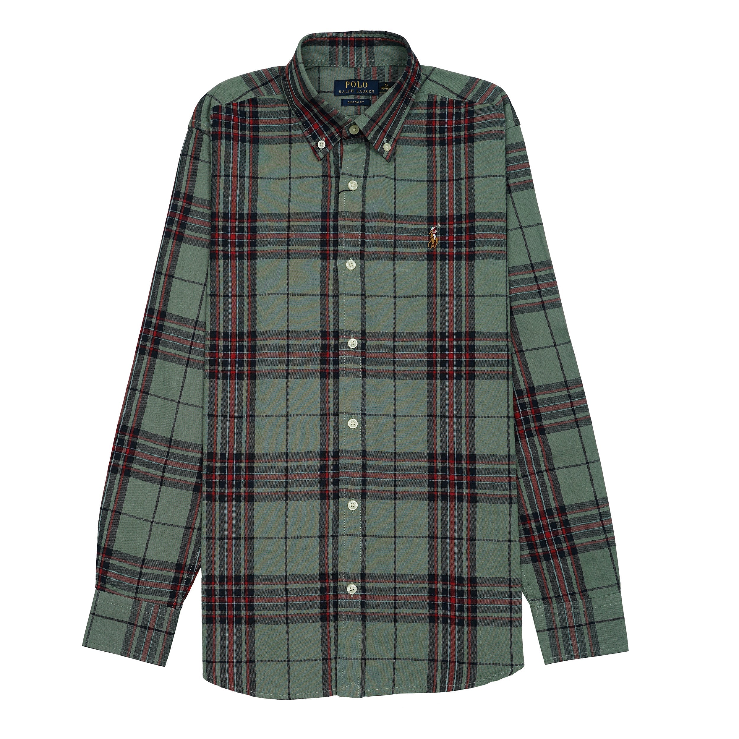 POLO RALPH LAUREN Opulent Fern Custom Fit Long Sleeve Shirt