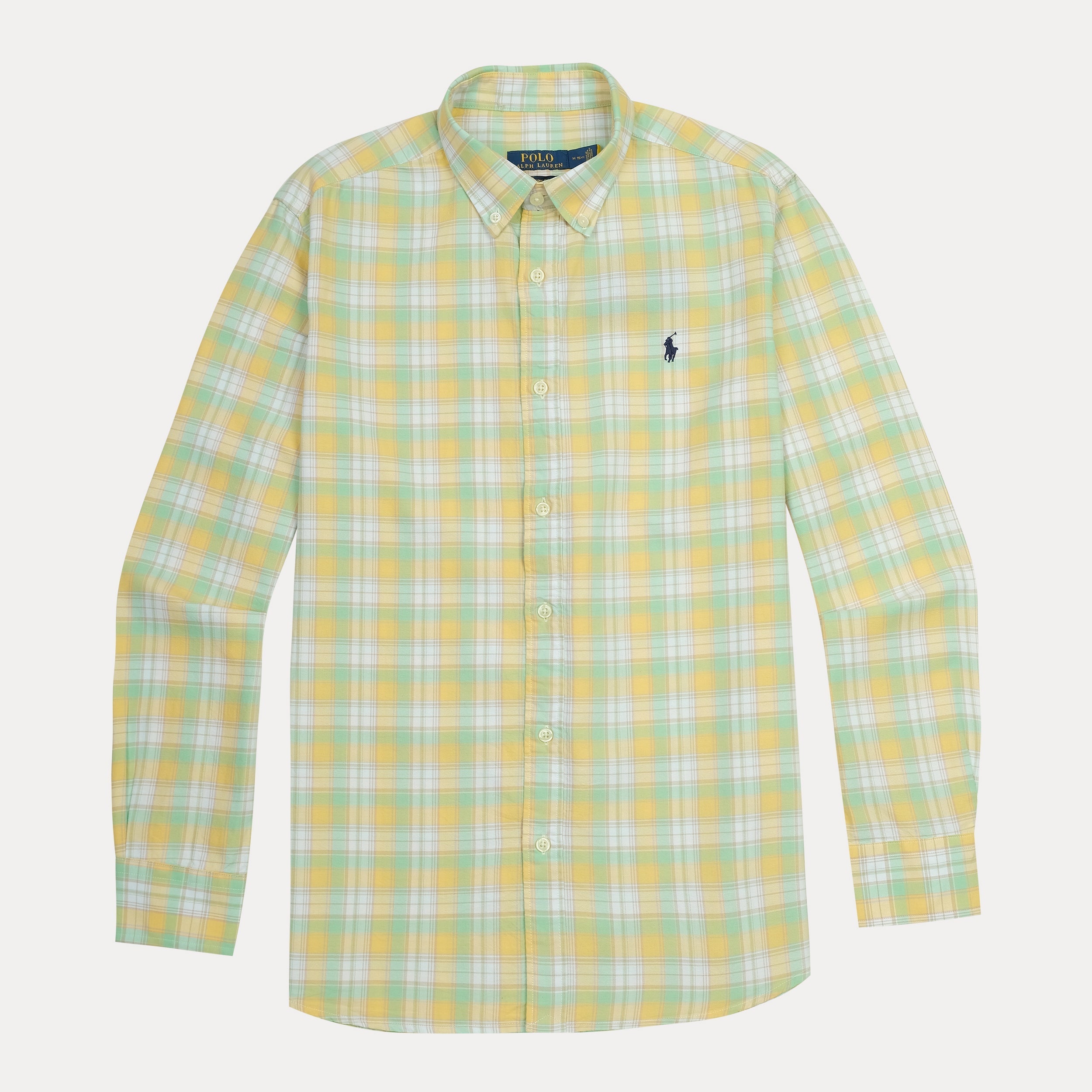 POLO RALPH LAUREN Luminous Lime Classic Fit Long Sleeve Button-Down Shirt