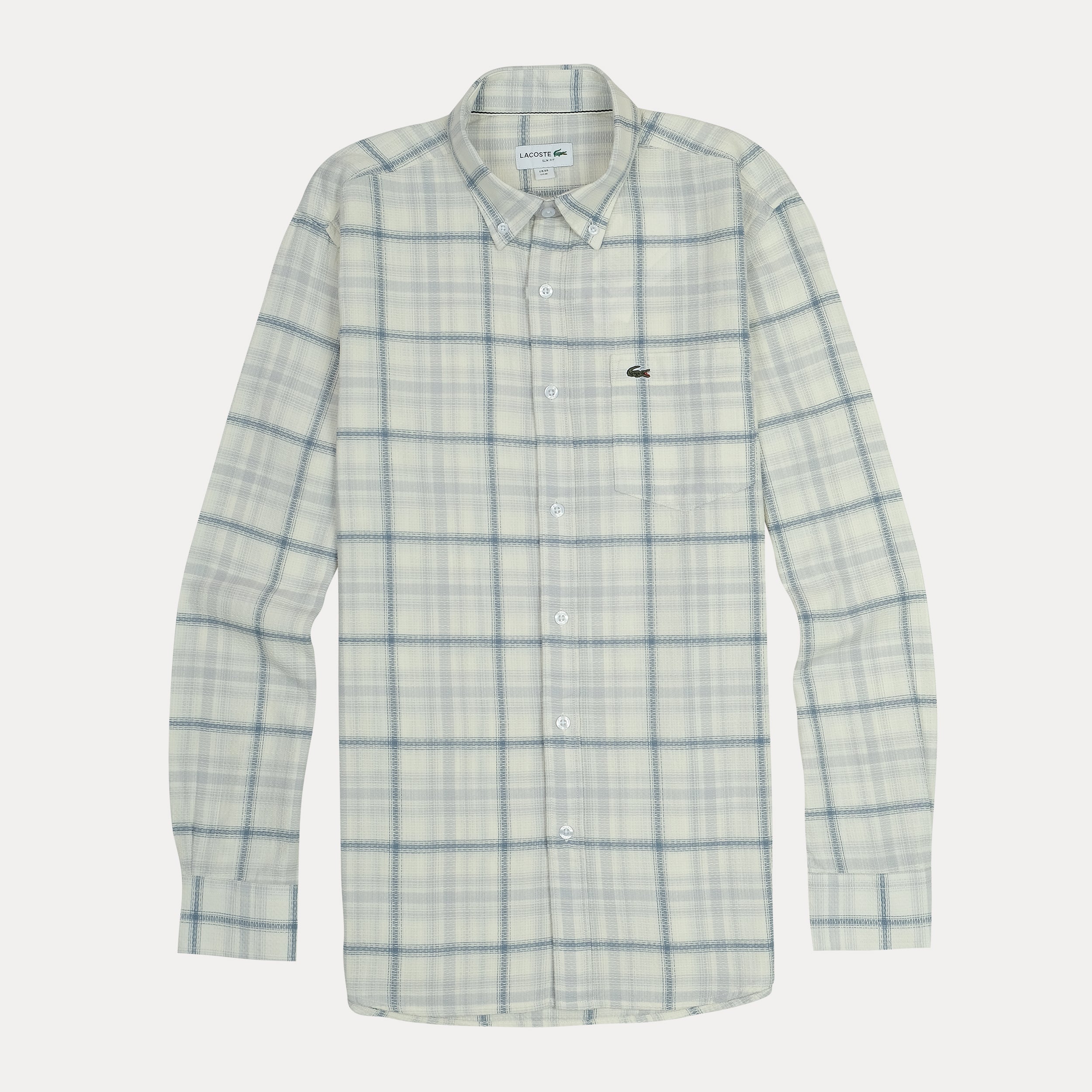 Lacoste Classic Fit Plaid Button-Up Shirt