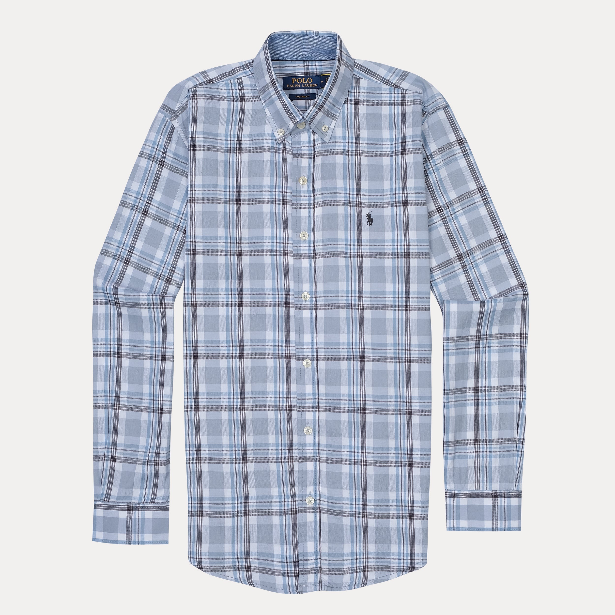 POLY RALPH LAUREN Ethereal Sky Classic Fit Long Sleeve Button-Down Shirt