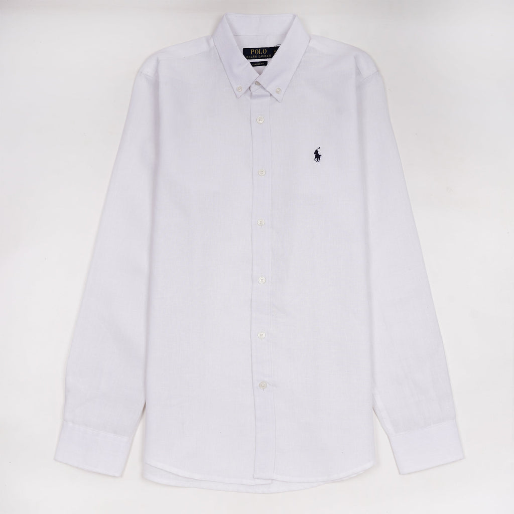 POLO RALPH LAUREN Lucent Pearl Classic Fit Long Sleeve Button-Down Shirt
