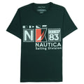 NAUTICA Deep Sea Green Relaxed Fit Graphic Tee