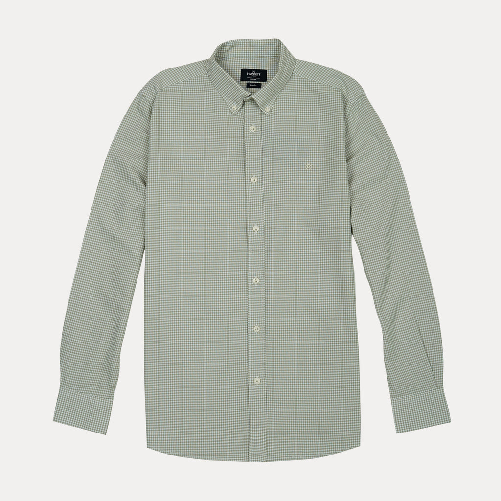 HACKETT Enchanted Fern Tailored Fit Long Sleeve Check Shirt