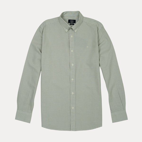HACKETT Enchanted Fern Tailored Fit Long Sleeve Check Shirt