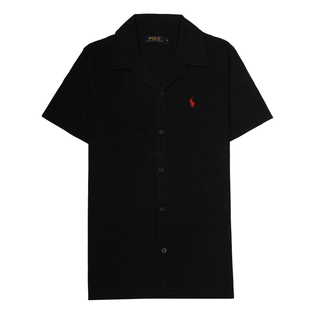 POLO RALPH LAUREN Obsidian Textured Short Sleeve Shirt