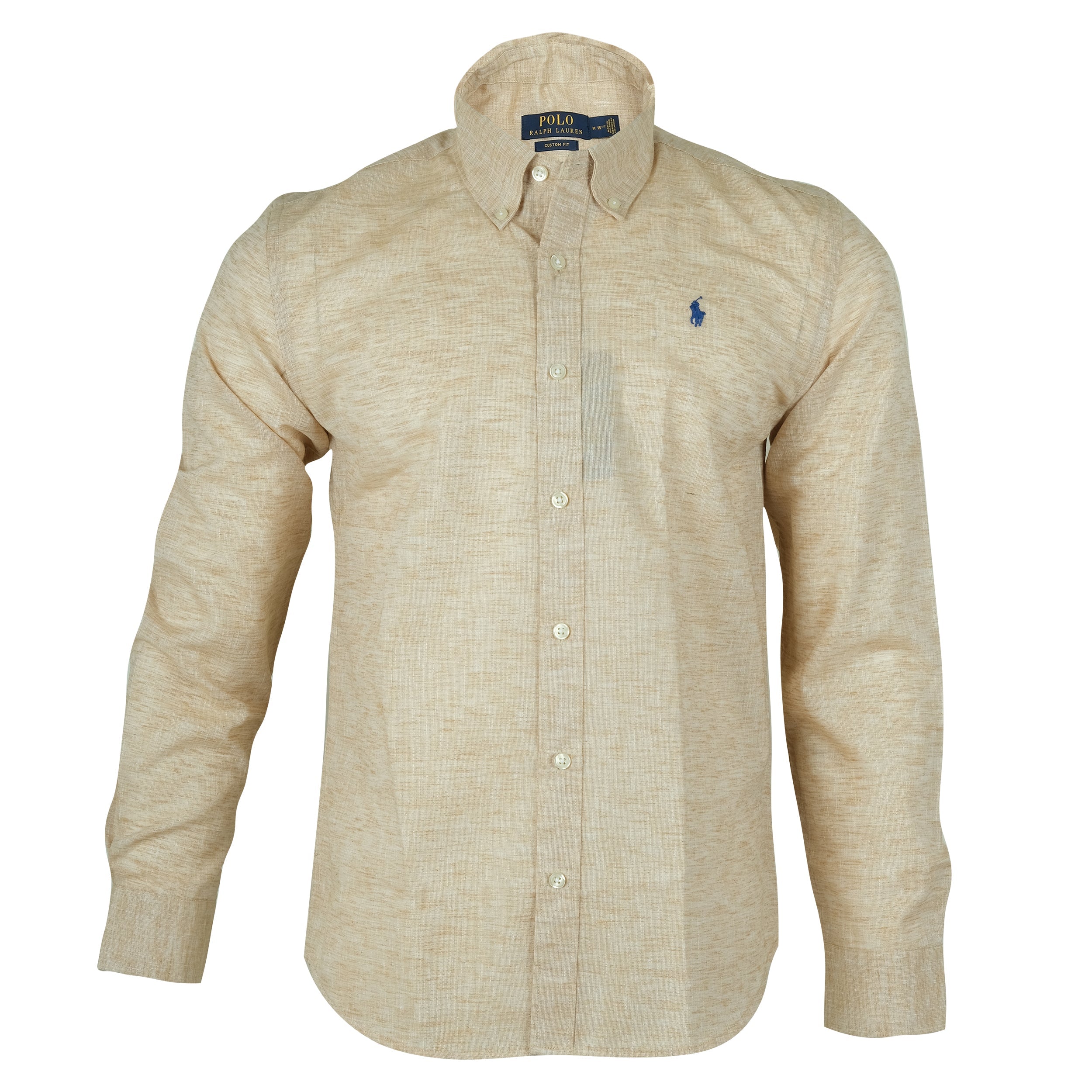 POLO RALPH LAUREN Desert Mirage Textured Slim Fit Long Sleeve Shirt