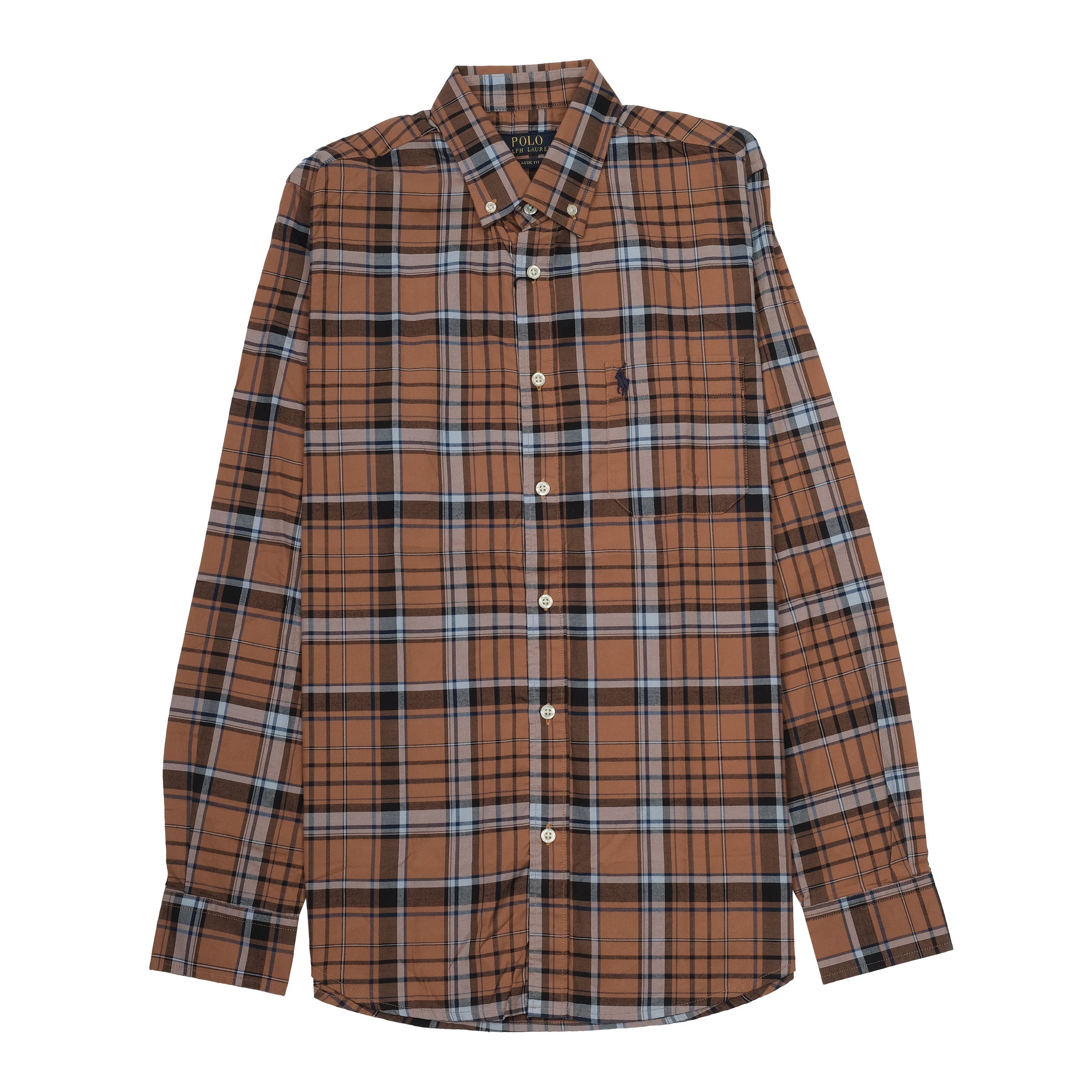 POLO RALPH LAUREN Autumn Spice Classic Fit Plaid Button-Down Shirt