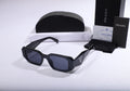 PRADA Hexagonal Frame Sunglasses with Case and Accessories