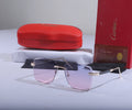 CARTIER Ethereal Amethyst Luxe Gradient Lens Sunglasses with Garnet Case