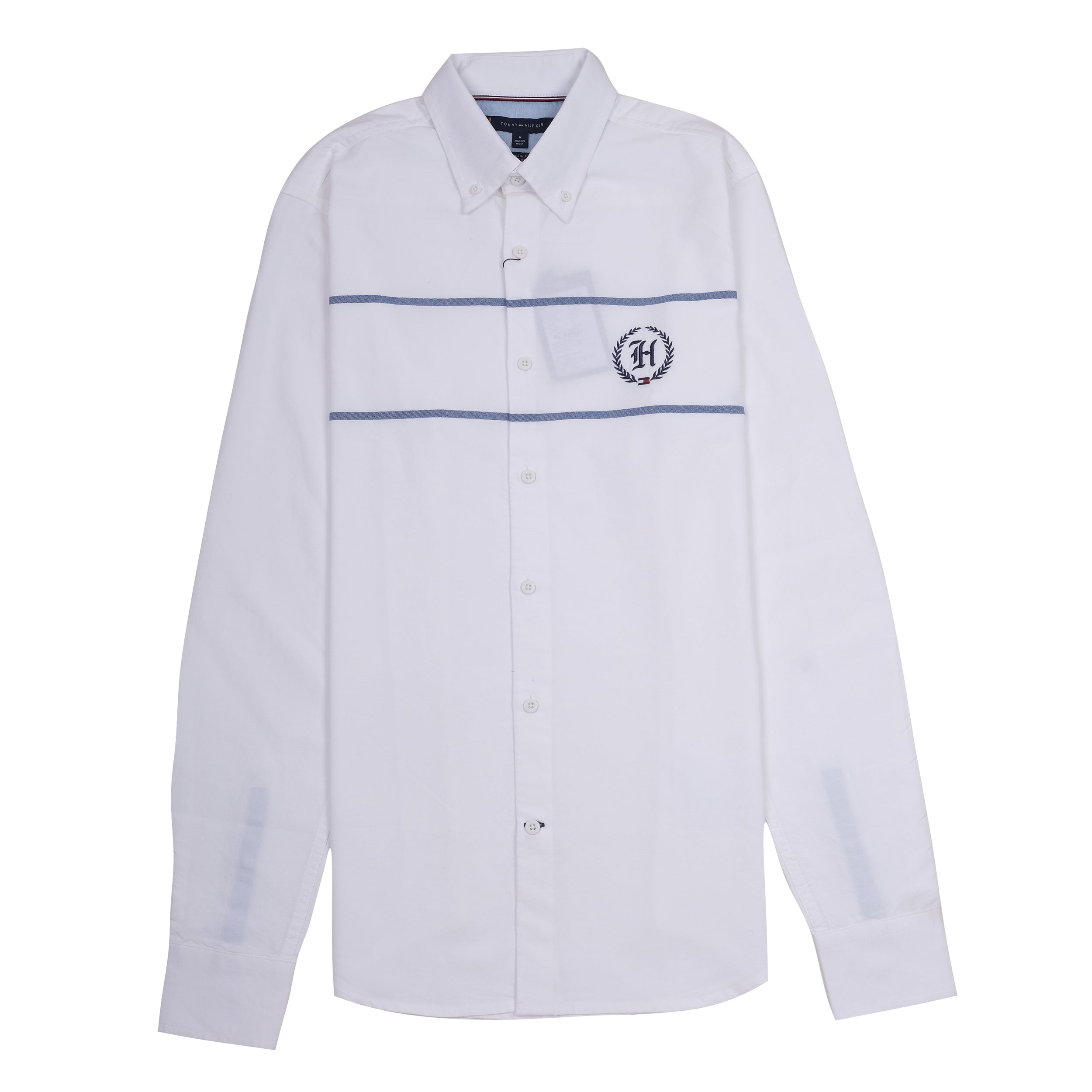 TOMMY HILFIGER Pearl Essence Tailored Fit Long Sleeve Button-Up Shirt