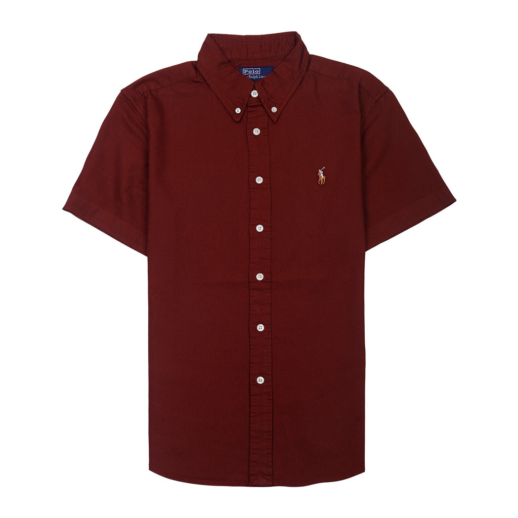 POLO RALPH LAUREN Ember Rose Classic Fit Short Sleeve Button-Down Shirt