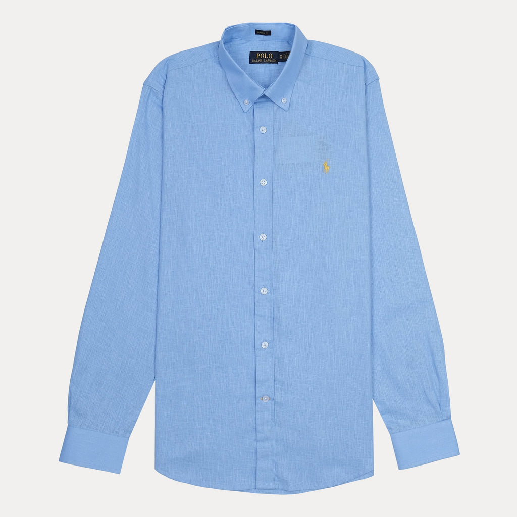 POLO RALPH LAUREN Prismatic Azure Classic Fit Long Sleeve Button-Down Shirt