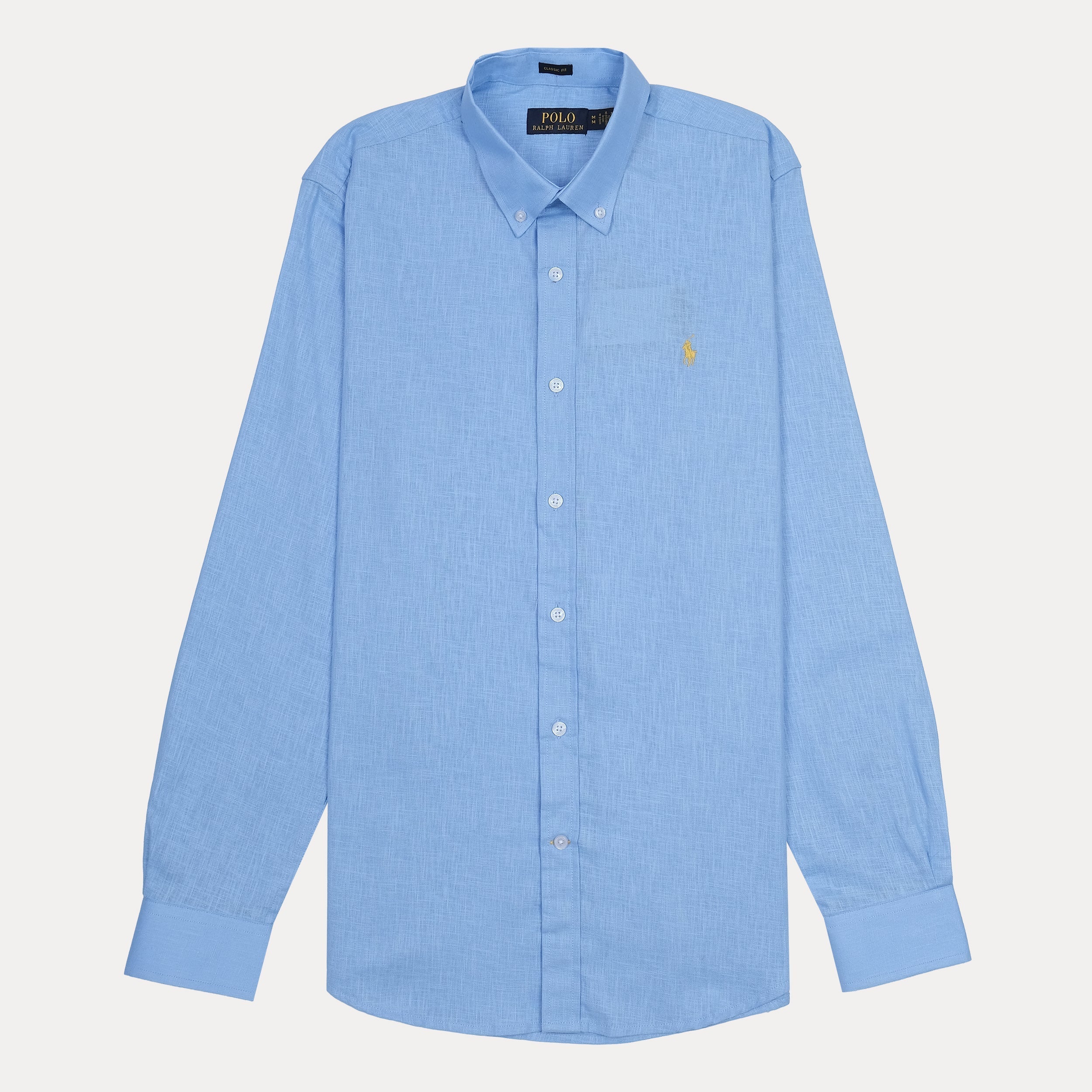 POLO RALPH LAUREN Prismatic Azure Classic Fit Long Sleeve Button-Down Shirt