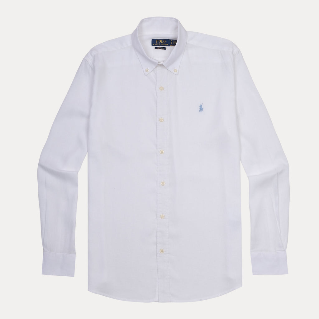 POLO RALPH LAUREN Ethereal Pearl Classic Fit Long Sleeve Button-Up Shirt