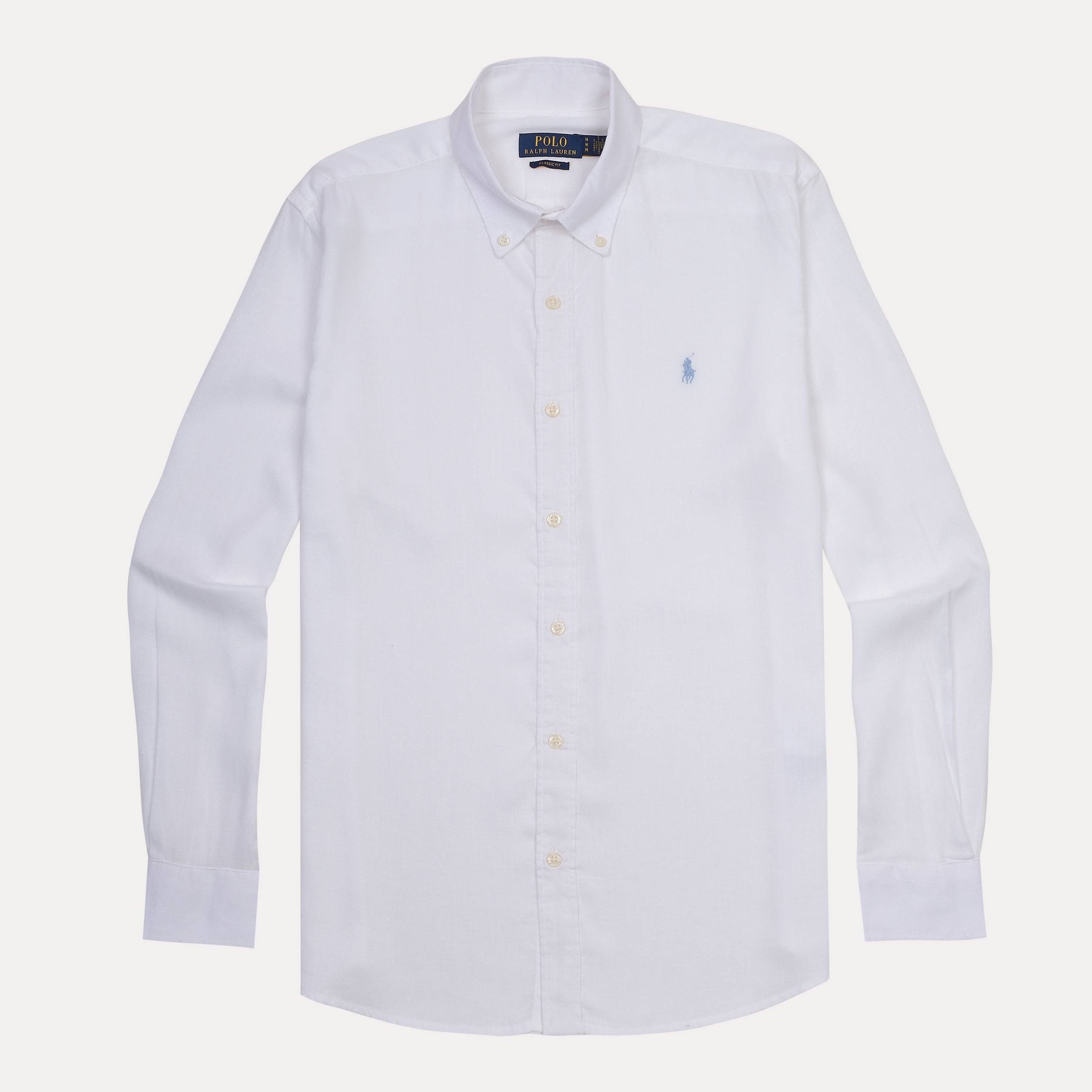 POLO RALPH LAUREN Ethereal Pearl Classic Fit Long Sleeve Button-Up Shirt
