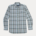 POLO RALPH LAUREN Tranquil Teal Tailored Fit Long Sleeve Plaid Shirt