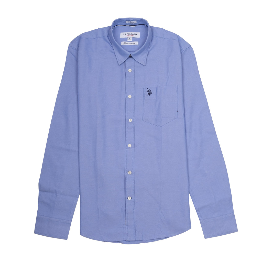 U.S. POLO ASSN. Ethereal Azure Tailored Fit Long Sleeve Shirt