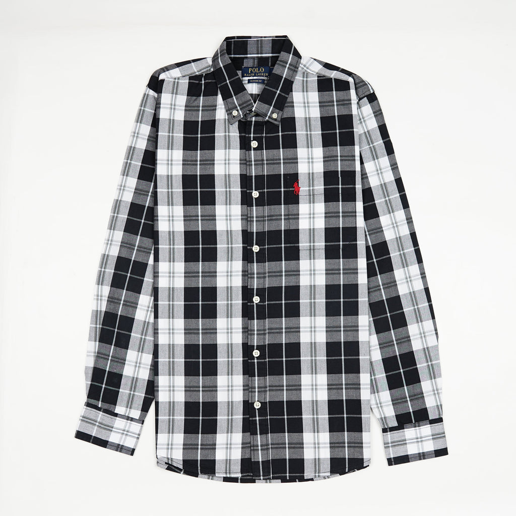 POLO RALPH LAUREN Untamed Onyx Regular Fit Long Sleeve Check Shirt