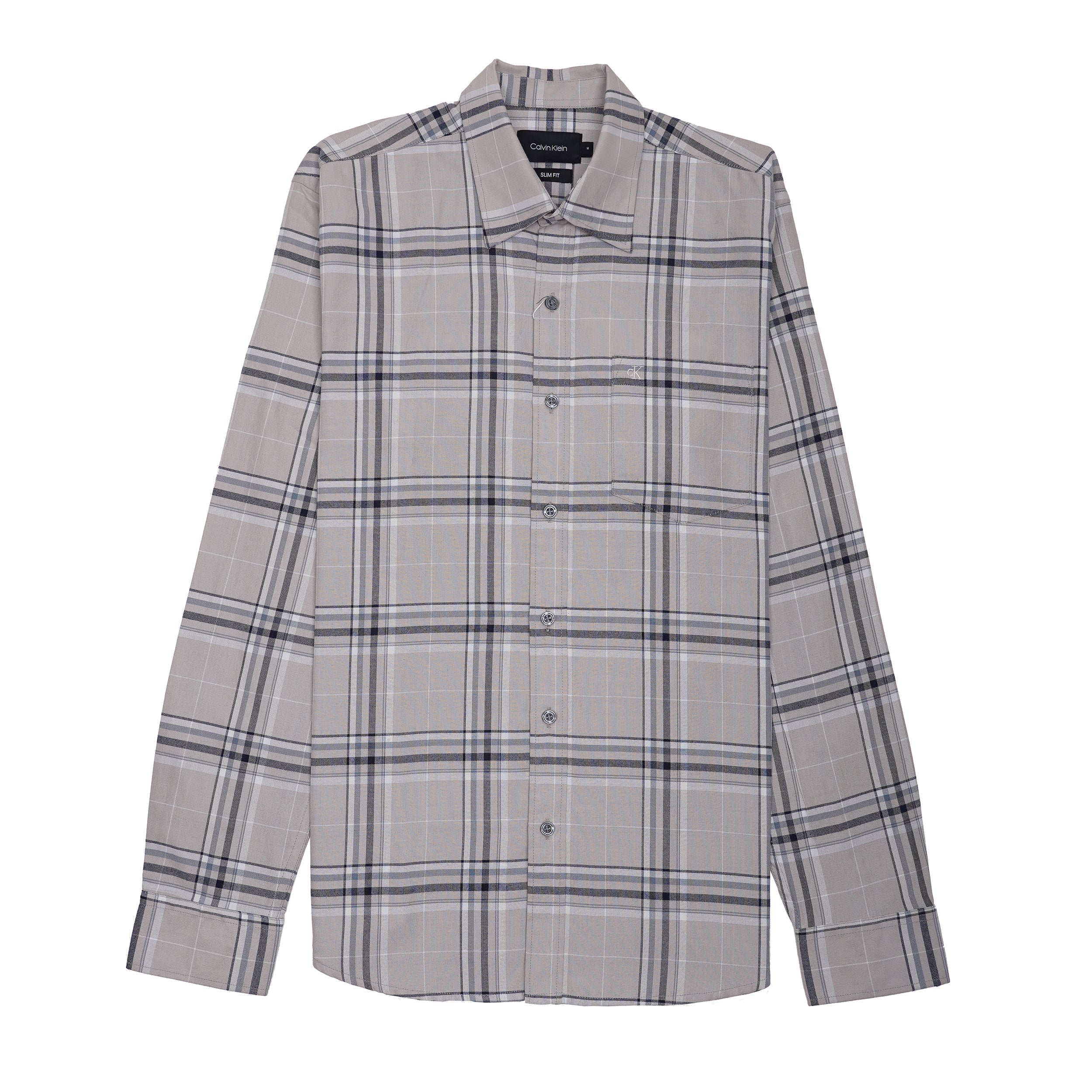 CALVIN KLEIN Astral Quartz Slim Fit Long Sleeve Shirt