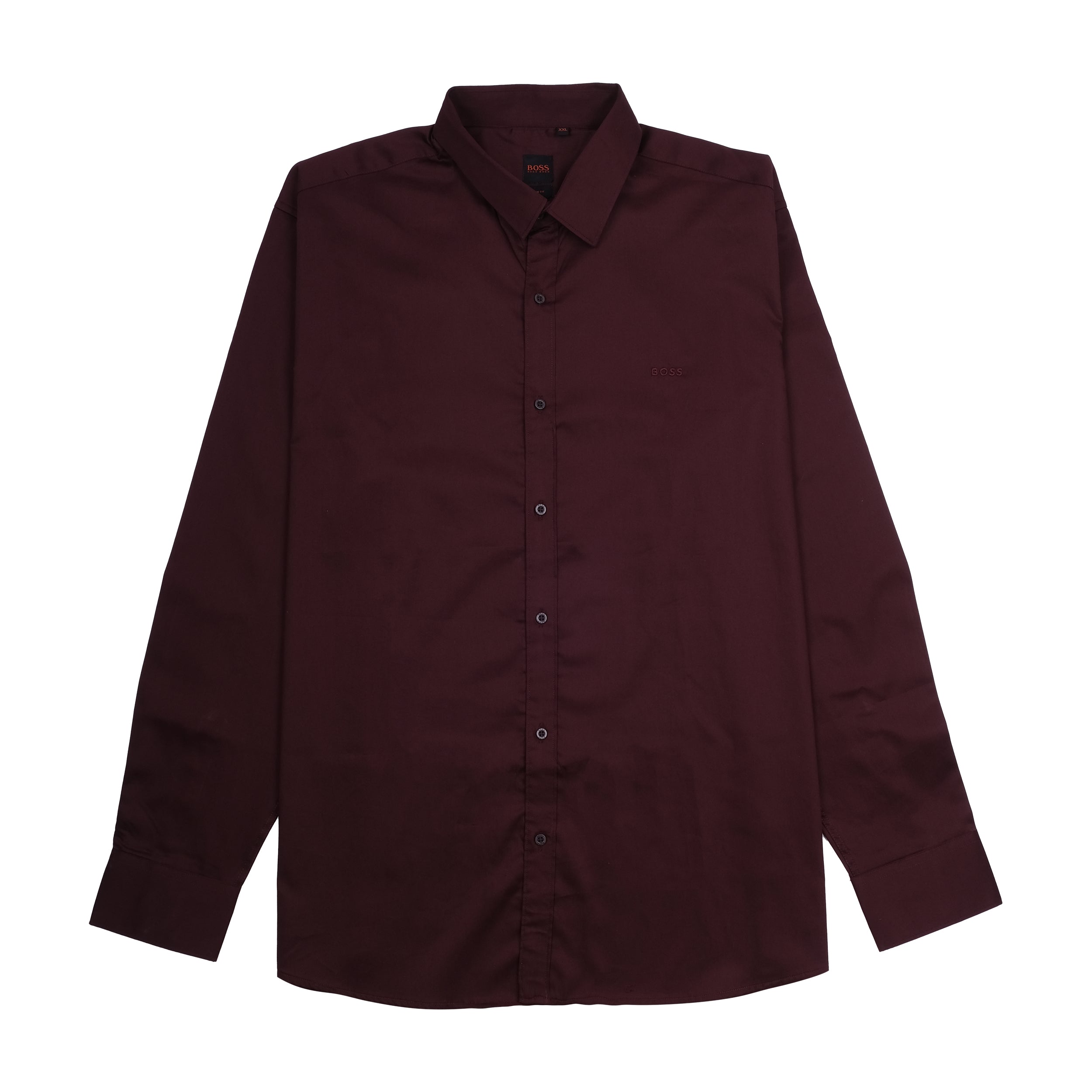 BOSS Crimson Velvet Classic Fit Long Sleeve Shirt