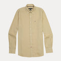 TOMMY HILFIGER Dune Beige Effortless Fit Long Sleeve Button-Up Shirt