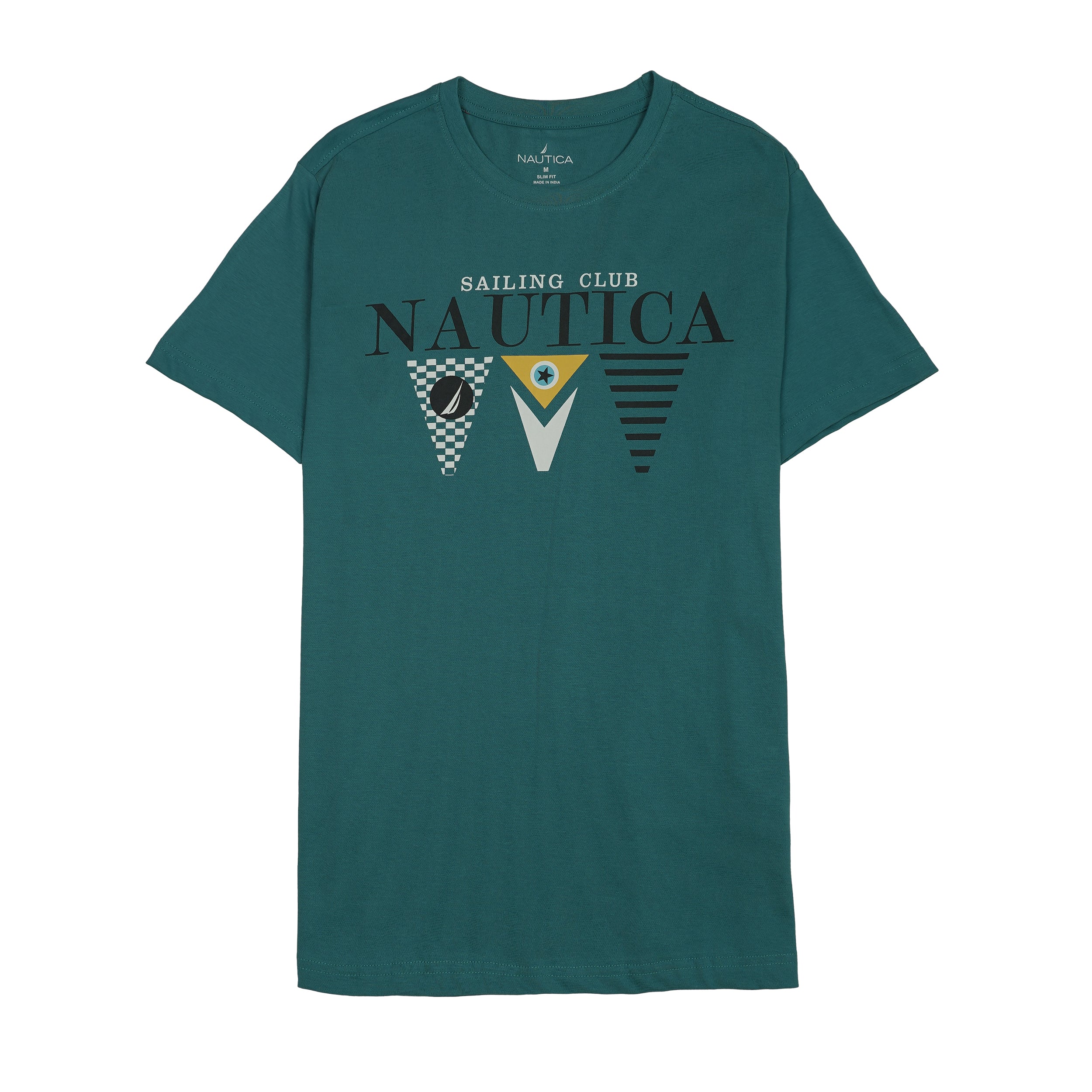 NAUTICA Lush Teal Effortless Fit Short Sleeve T-Shirt