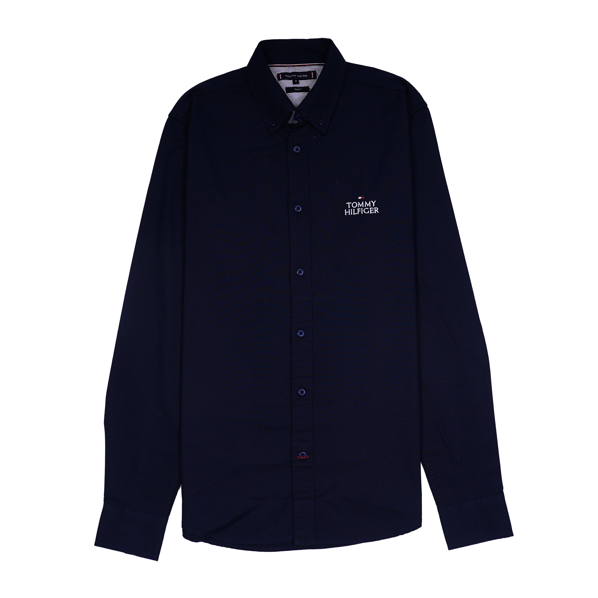 TOMMY HILFIGER Deep Ocean Classic Fit Long Sleeve Button-Up Shirt