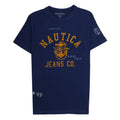 NAUTICA Deep Ocean Blue Slim Fit Short Sleeve Tee
