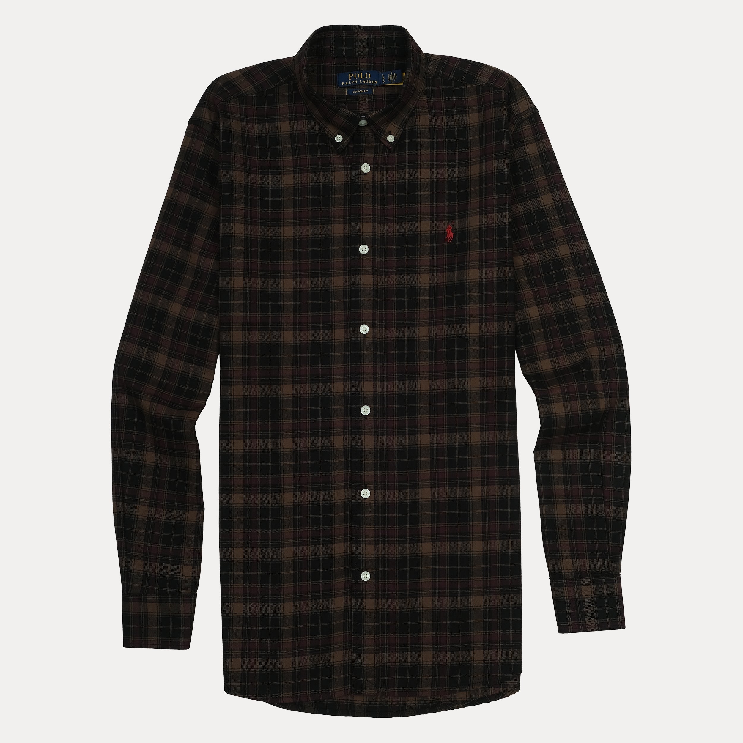 POLO RALPH LAUREN Custom Fit Plaid Button-Down Shirt