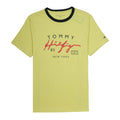 TOMMY HILFIGER Luminous Lemon Graphic Logo Crew Neck Tee