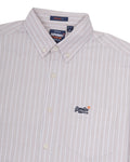 SUPERDRY Whispering Cream Classic Fit Long Sleeve Oxford Shirt