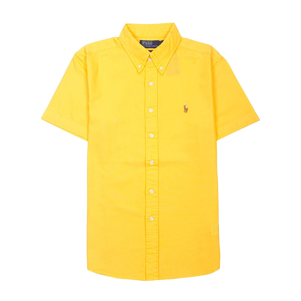 POLO RALPH LAUREN Solar Amber Classic Fit Short Sleeve Button-Down Shirt