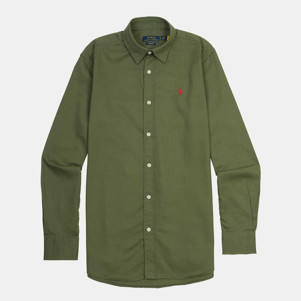 POLO RALPH LAUREN Enchanted Fern Custom Fit Long Sleeve Shirt
