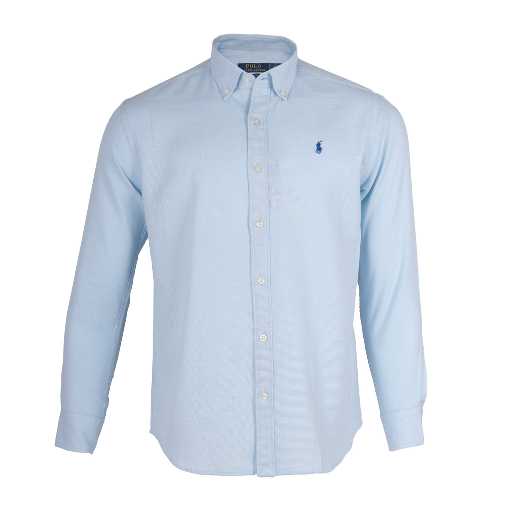 POLO RALPH LAUREN Serene Light Blue Sky Classic Fit Long Sleeve Button-Down Shirt