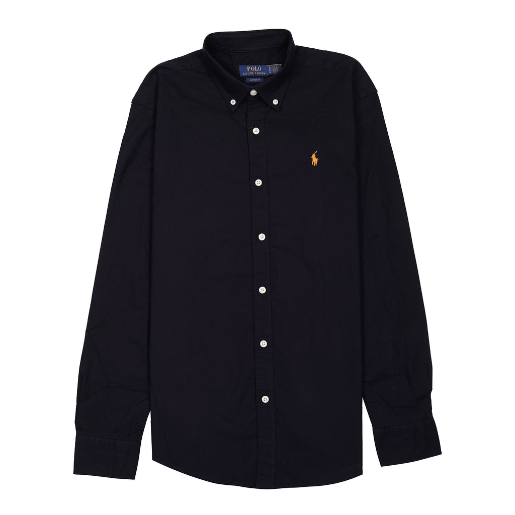 POLO RALPH LAUREN Midnight Onyx Custom Fit Long Sleeve Button-Down Shirt