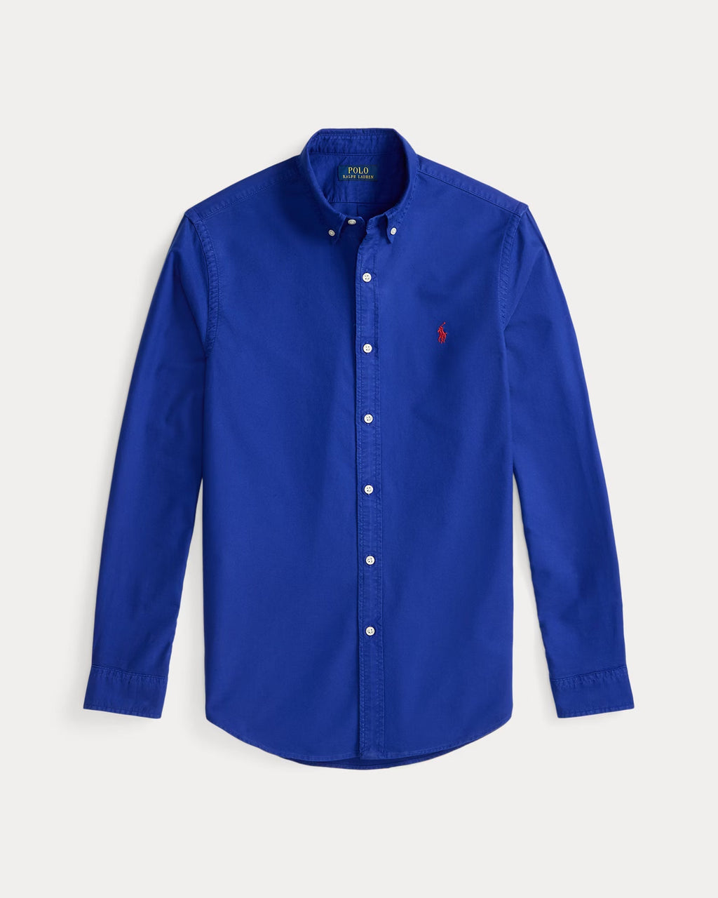 POLO RALPH LAUREN Opulent Teal Tailored Fit Long Sleeve Button-Down Shirt