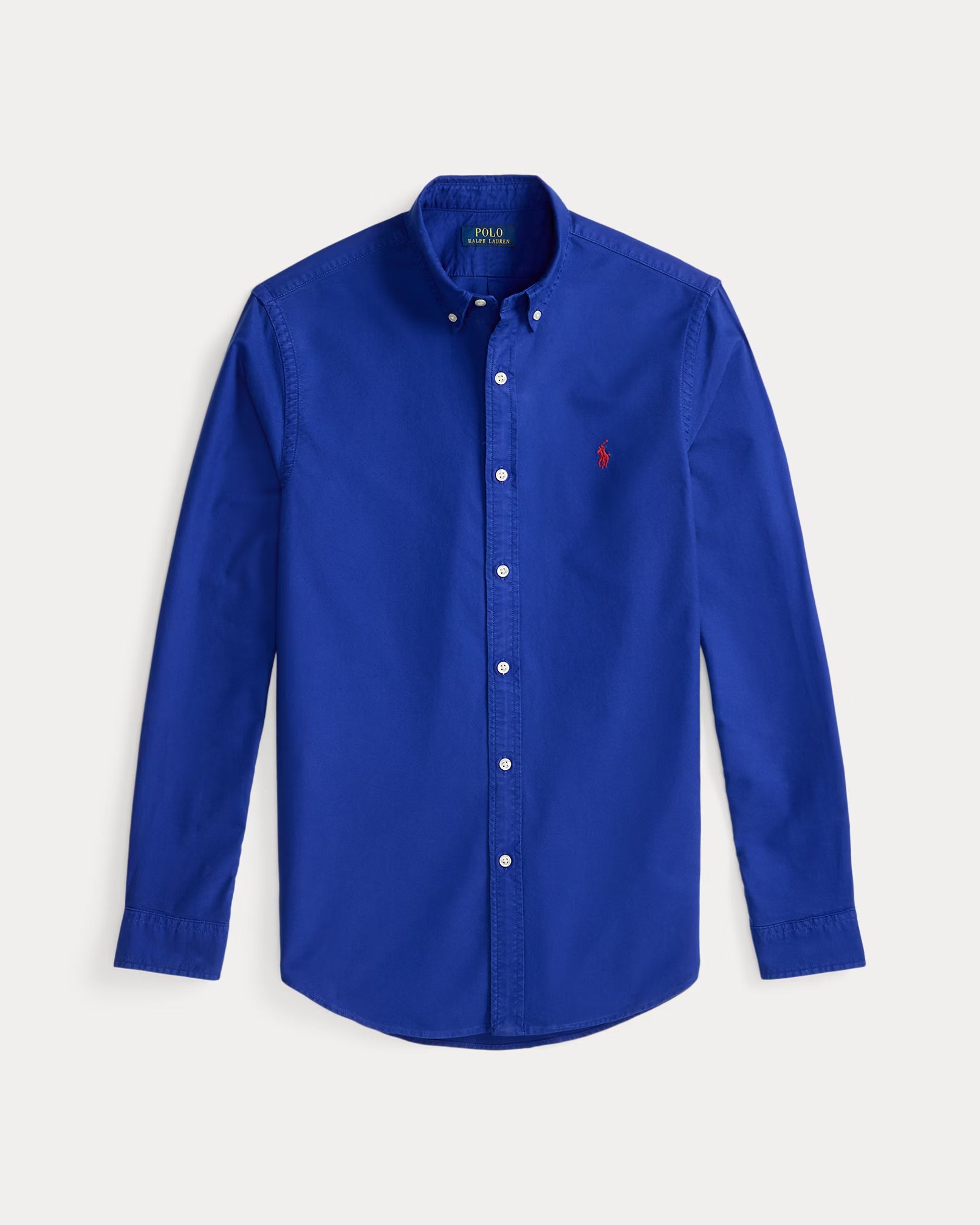 POLO RALPH LAUREN Opulent Teal Tailored Fit Long Sleeve Button-Down Shirt