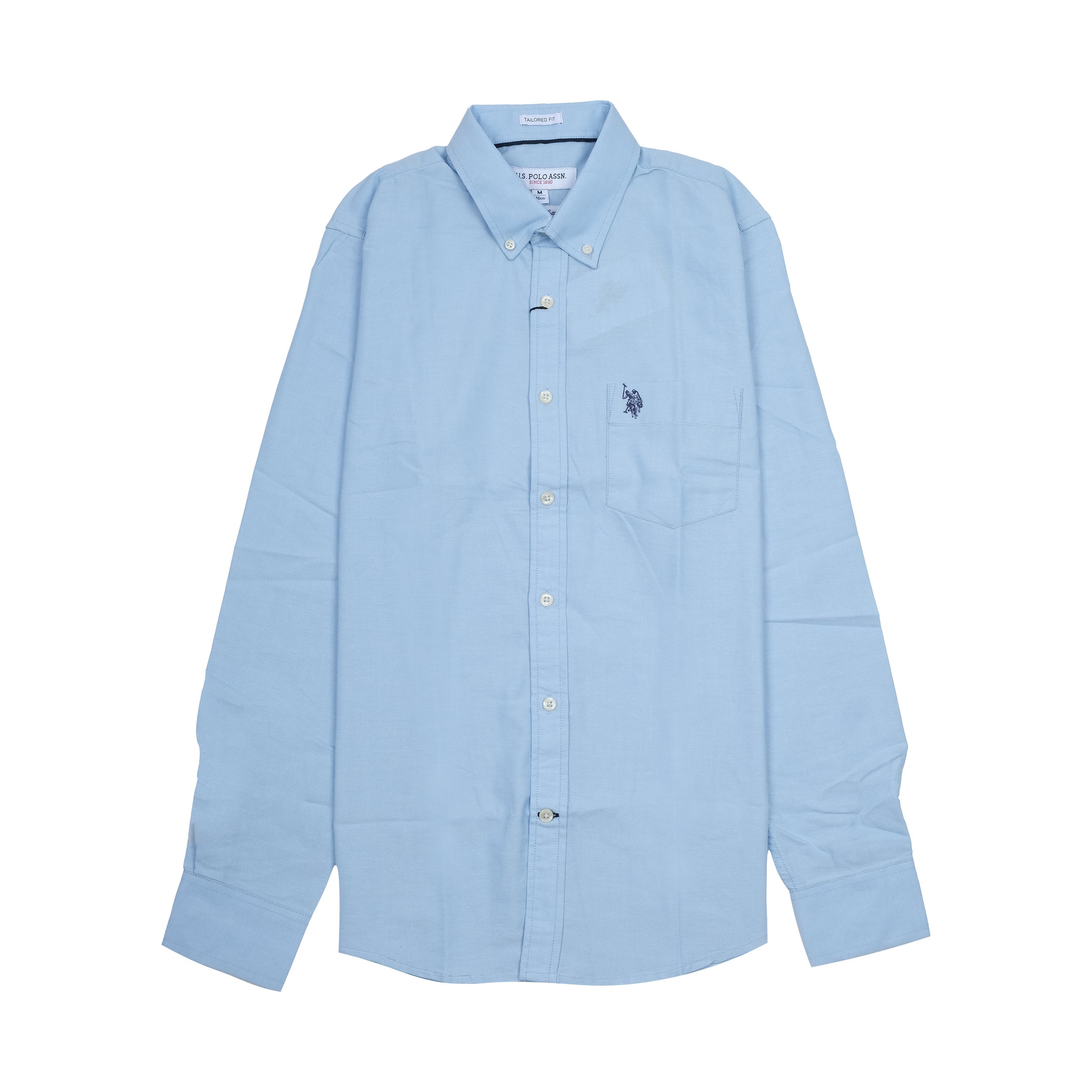 U.S. POLO ASSN. Oceanic Sky Tailored Fit Long Sleeve Button-Down Shirt