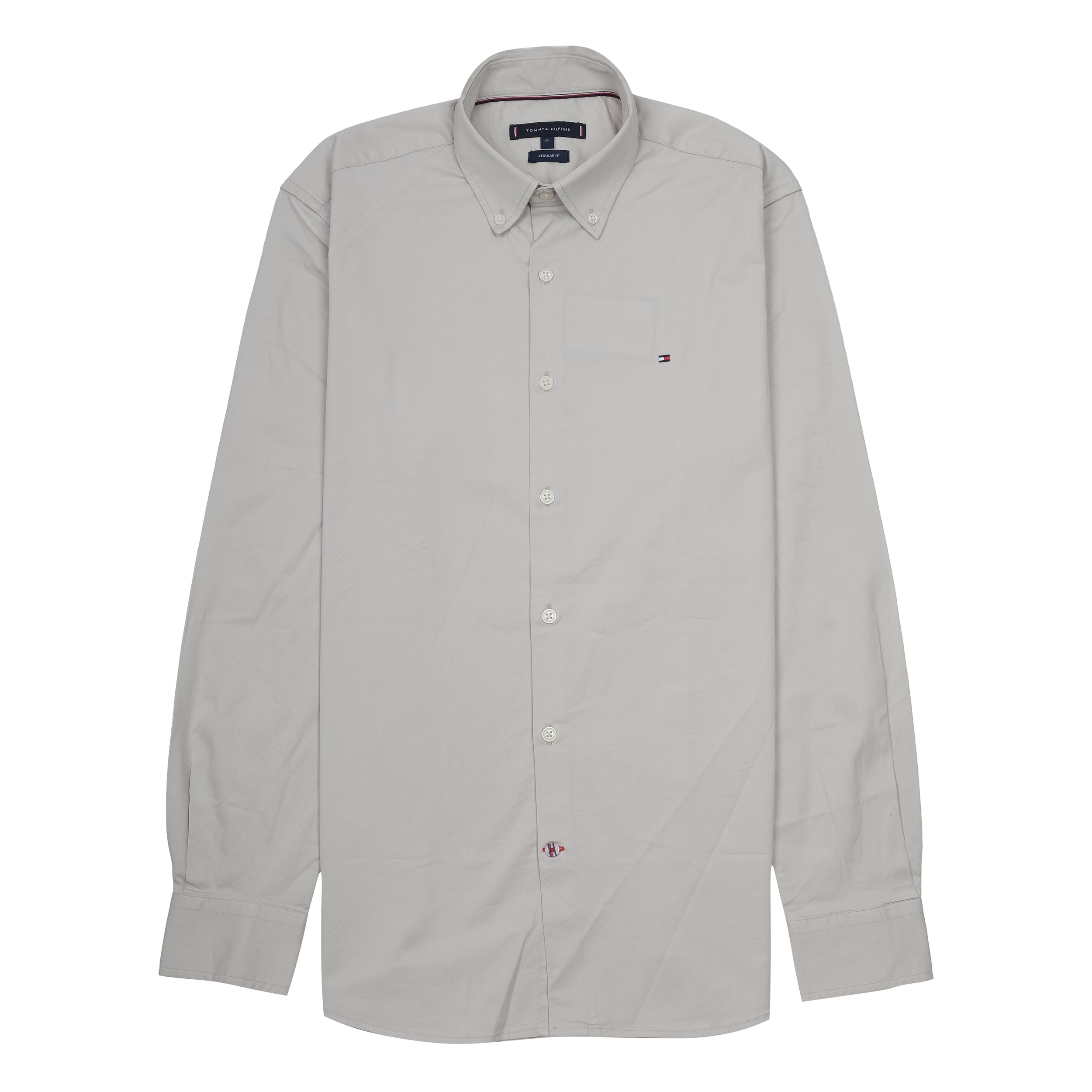 TOMMY HILFIGER Whispering Quartz Regular Fit Long Sleeve Button-Up Shirt
