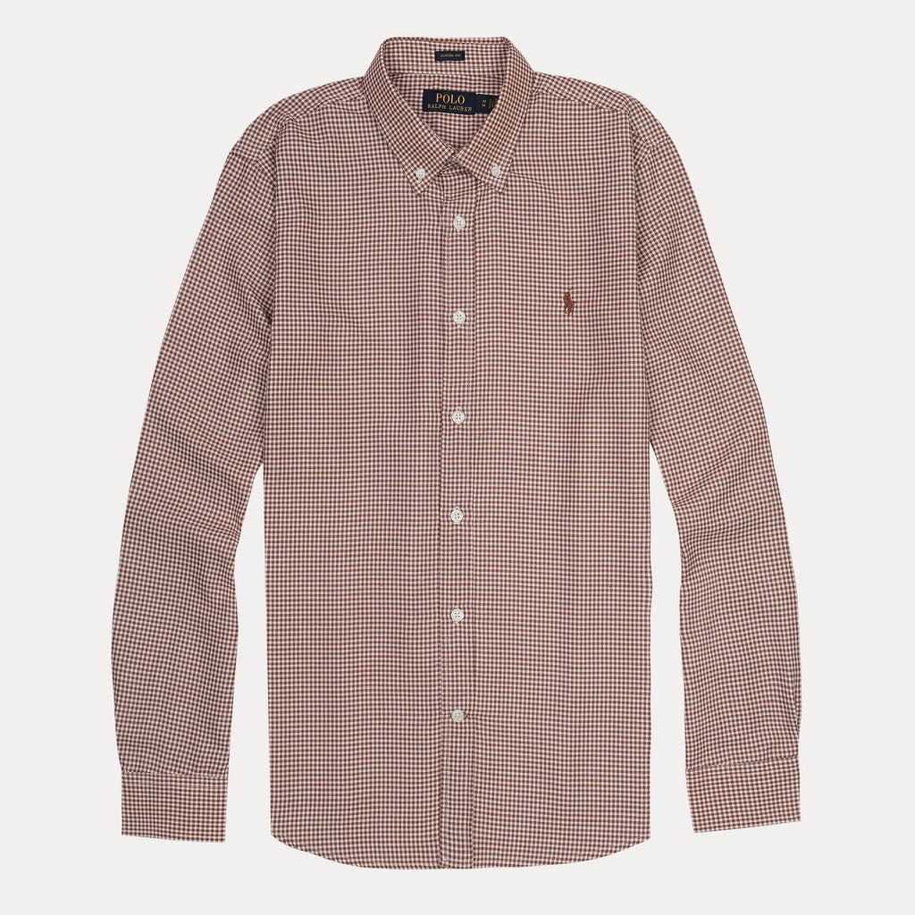 POLO RALPH LAUREN Emberwood Check Tailored Fit Long Sleeve Shirt