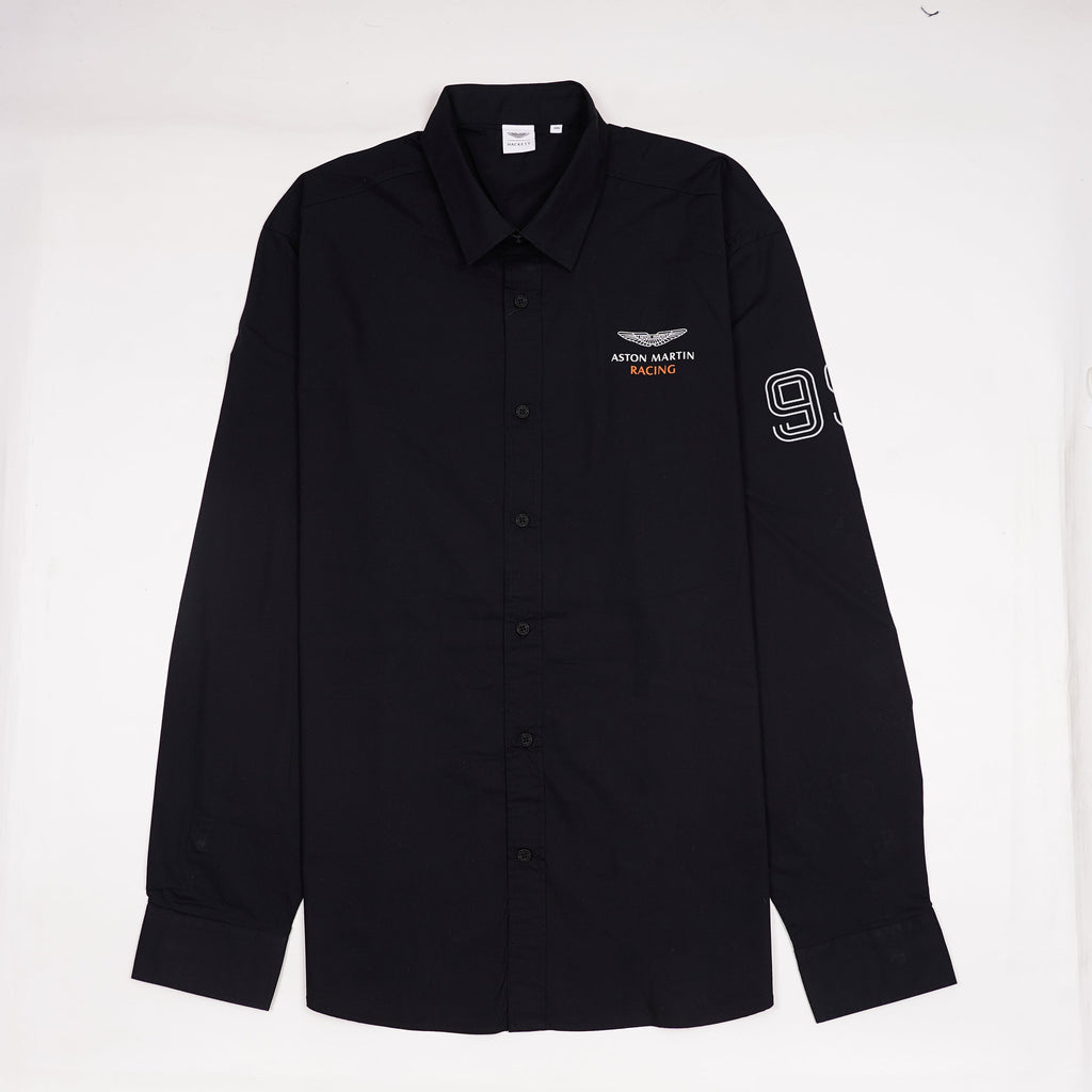 HACKETT Onyx Ember Tailored Fit Long Sleeve Shirt