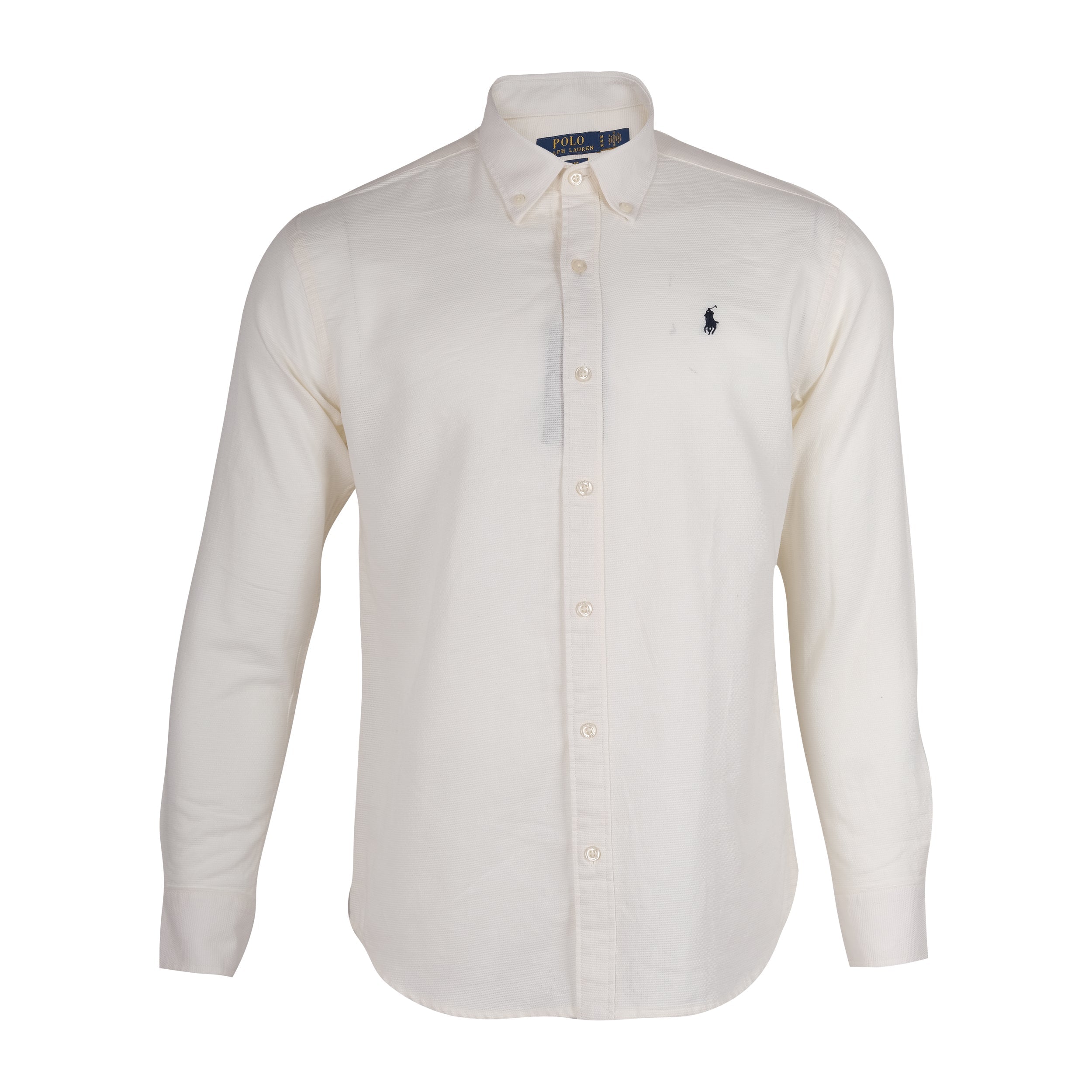 POLO RALPH LAUREN Ivory Whisper Classic Fit Long Sleeve Button-Down Shirt