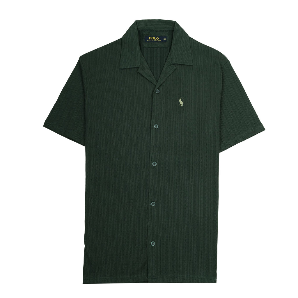 POLO RALPH LAUREN Forest Canopy Slim Fit Short Sleeve Shirt