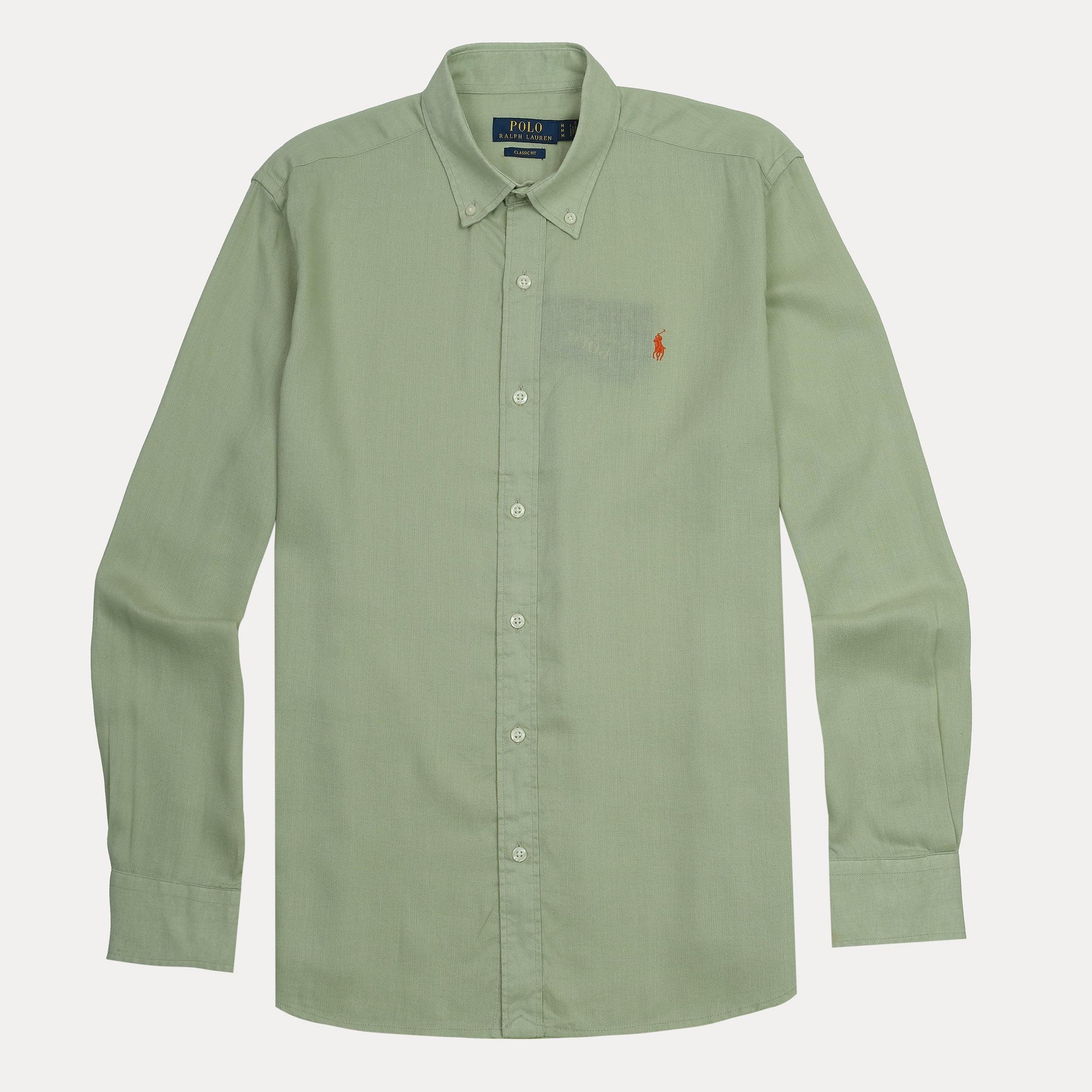 POLO RALPH LAUREN Mystic Sage Relaxed Fit Long Sleeve Button-Up Shirt