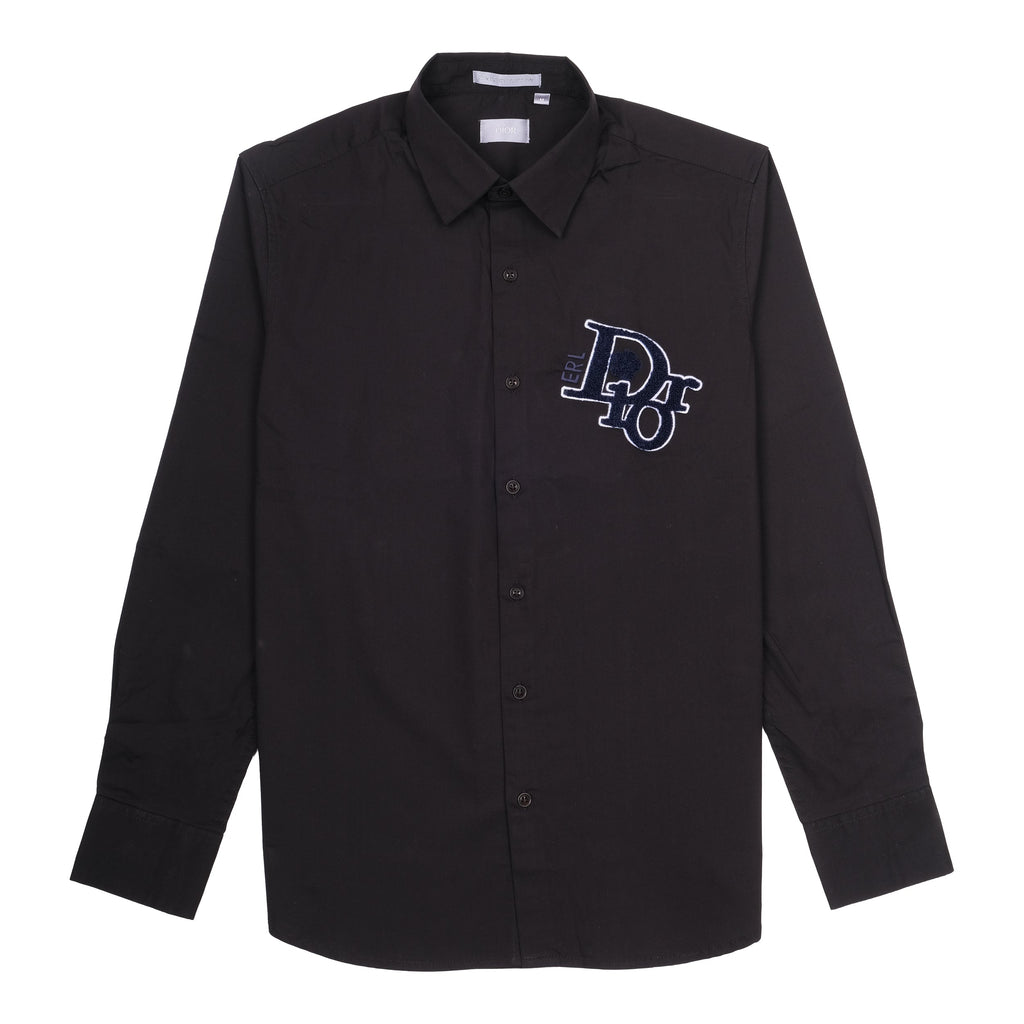 DIOR Midnight Obsidian Slim Fit Long Sleeve Shirt