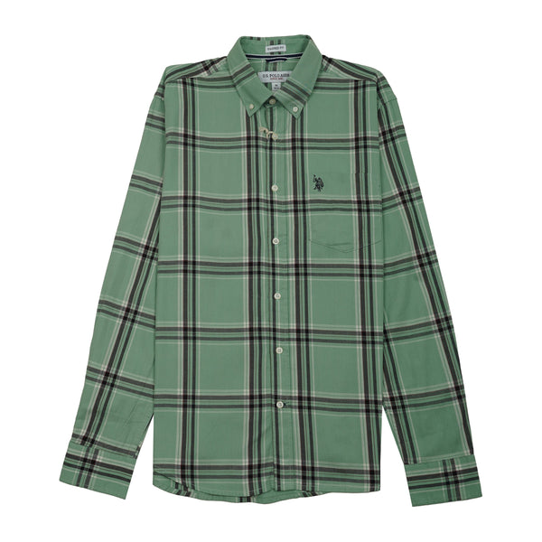 U.S. POLO ASSN. Prismatic Fern Tailored Fit Long Sleeve Shirt