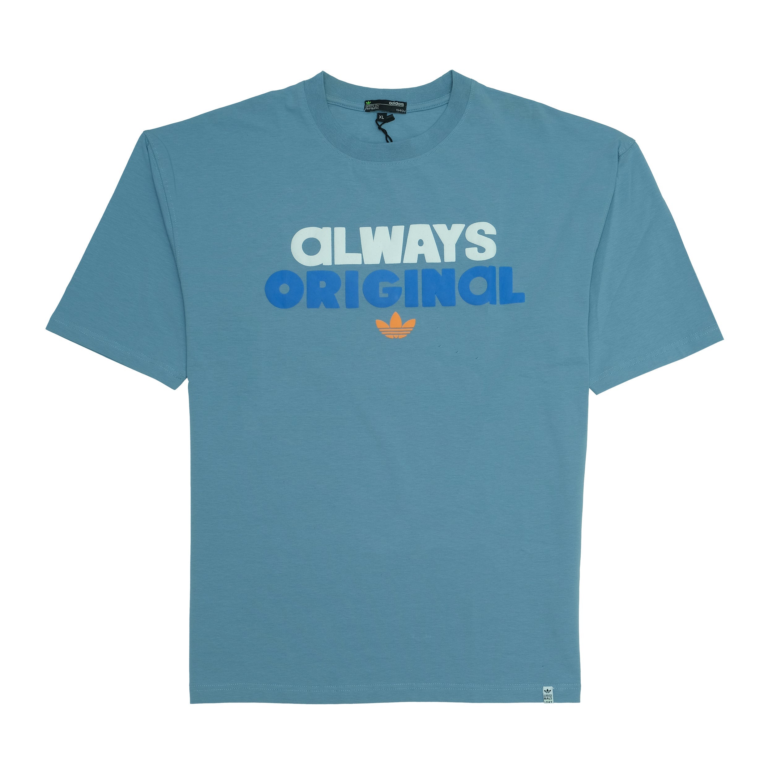 ADIDAS Oceanic Blue Relaxed Fit Graphic Tee