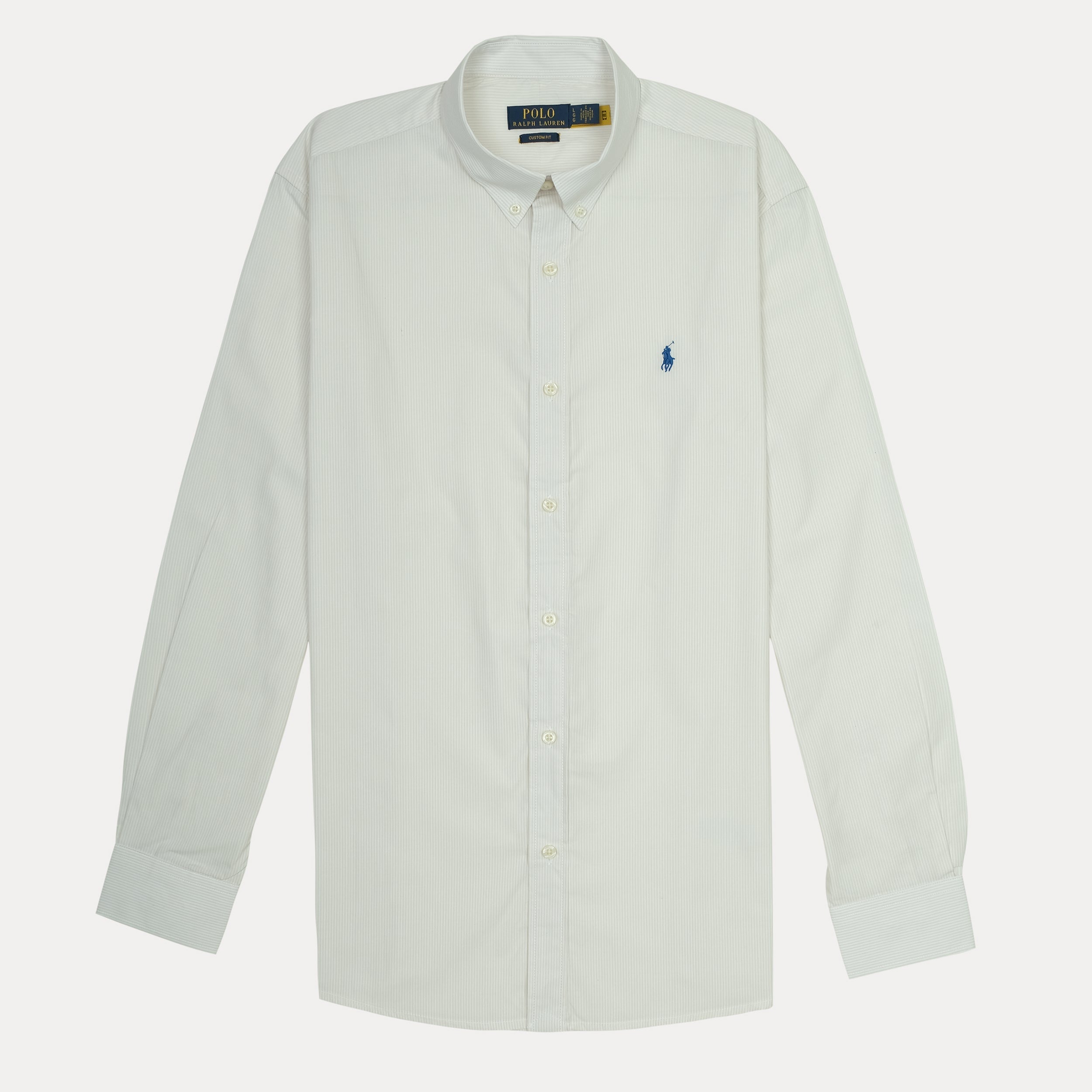 POLO RALPH LAUREN Radiant Pearl Custom Fit Long Sleeve Button-Down Shirt