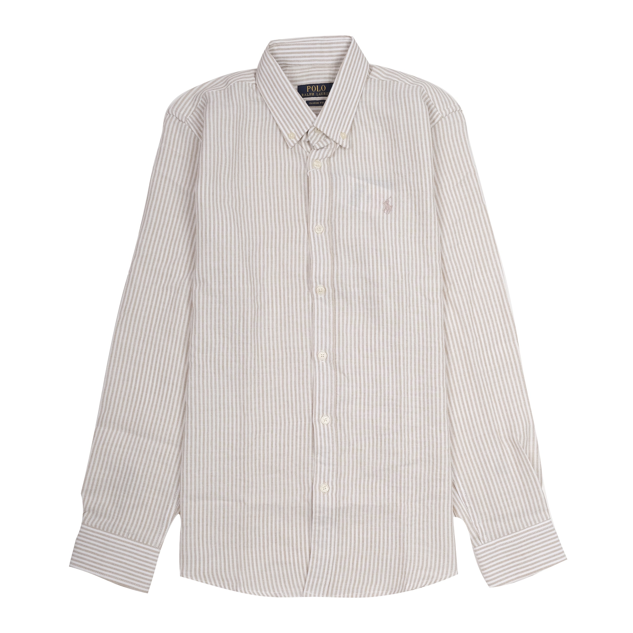 POLO RALPH LAUREN Serene Dune Classic Fit Striped Button-Down Shirt
