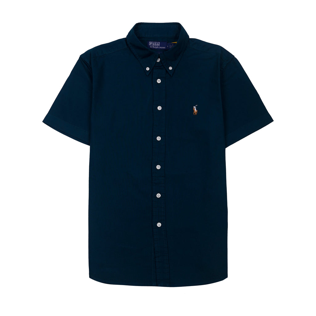 POLO RALPH LAUREN Twilight Teal Classic Fit Short Sleeve Button-Down Shirt